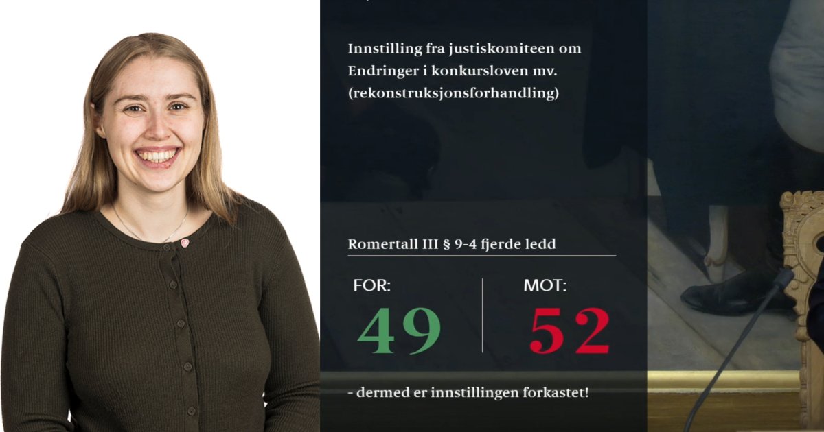 Regjeringen vant på oppløpssiden – skattekrav skal holdes utenfor ved rekonstruksjoner