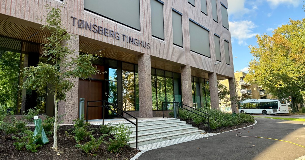 Rekordmange søkere til dommerstillingene i det nyåpnede tinghuset i Tønsberg