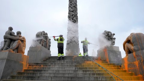 Borgarting reduserer fengselsstraffen etter klimaprotest i Vigelandsparken