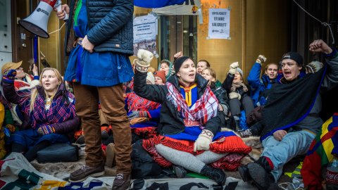 Klimaaktivister dømt for å demonstrere i departementets lobby