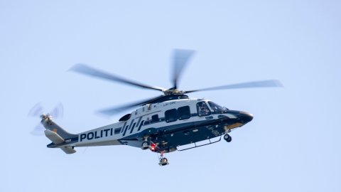 Tingretten: Bruk av laserpeker mot helikopter kan gi inntil seks måneder fengsel