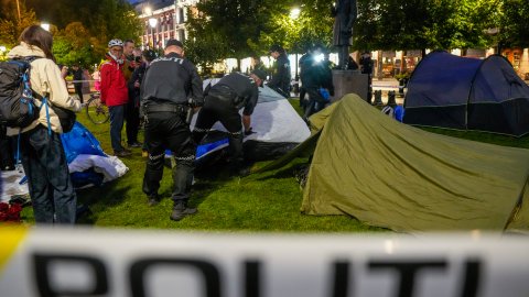 Mannen som sultestreiket foran Stortinget dømt i Oslo tingrett